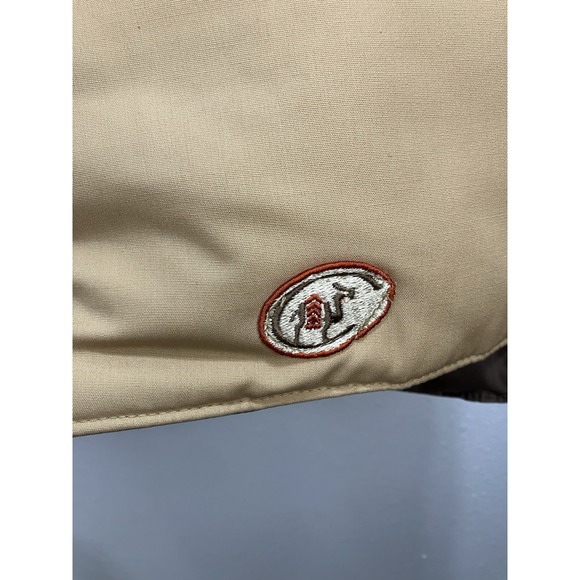 CAMEL Vest Camel/Brown Reversible Northern Goose Down Puffer Size Small - Picture 4 of 11